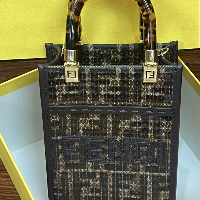 F**di top handle bags